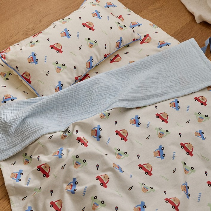 돗투돗 퓨어코튼 거즈 리버서블 간절기용 블랭킷