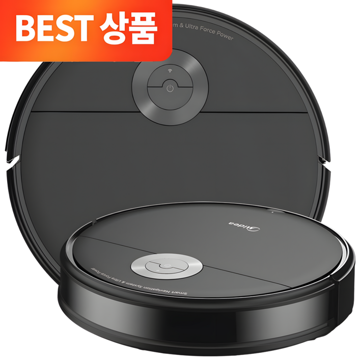 NEW 까르페 물걸레 로봇청소기 PRO 4000PA 강력흡입 미디어 로봇물걸레청소기(무선 리모컨 증정) 블랙