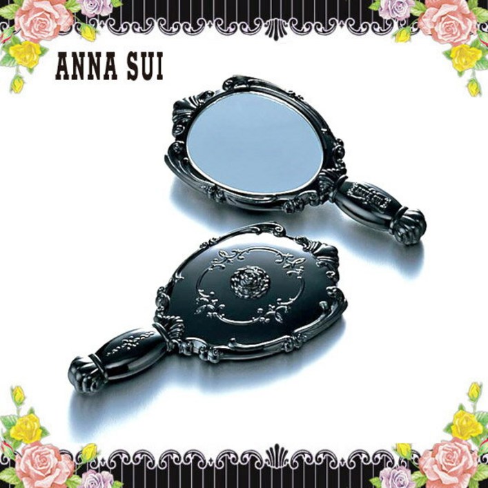 ANNA SUI 안나 수이 랩핑 안쪽 가방 포함 안나 수이 거울 미러 핸드 미러 손