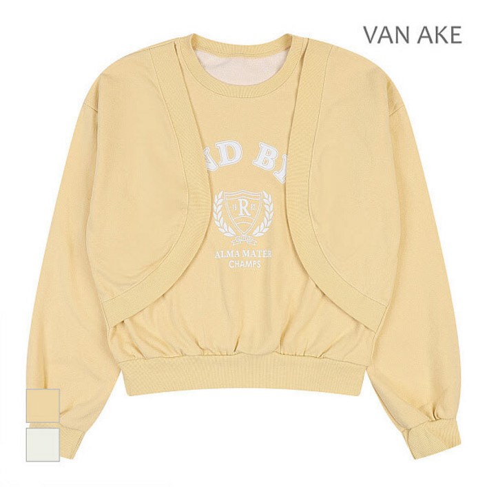 반에이크 볼레로 맨투맨 티셔츠VB2ZTSQ316Z