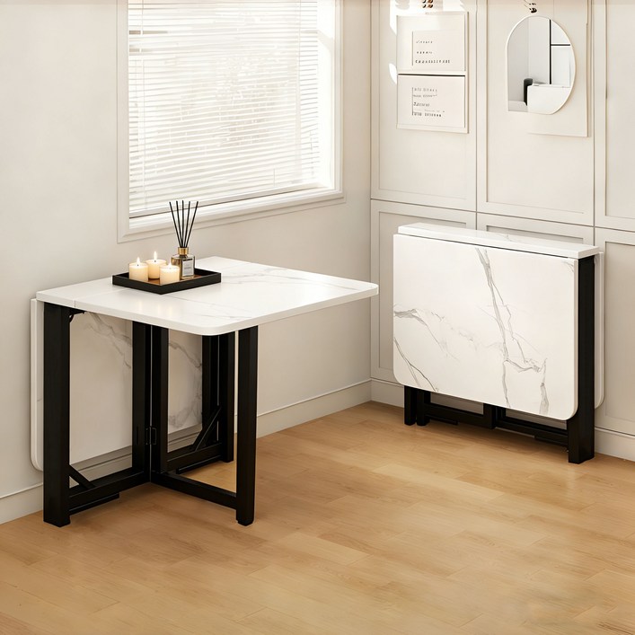 확장형 접이식 다용도 식탁 46인용 가정용 테이블