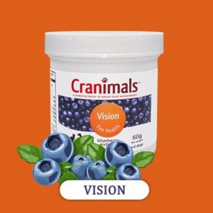 반려동물 눈 심장 건강 영양제 파우더 비전 강아지영양제 애견 크래니멀 비전 영양제 60g