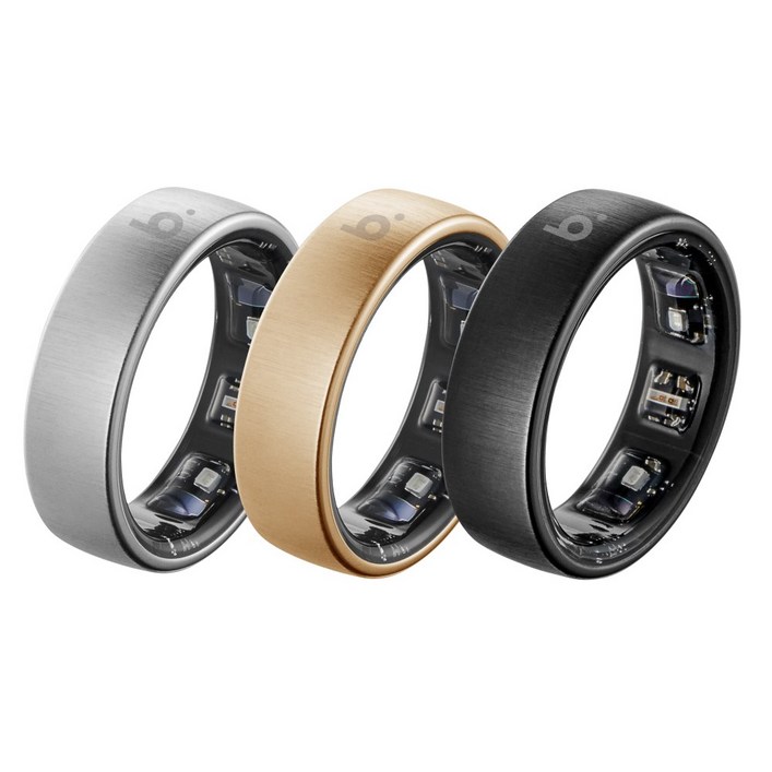브링 PRO 업그레이드 스마트링 스마트링반지 방수 초경량 블루투스 자체개발 국내앱 애플 갤럭시 호환 슬립테크, size 11, 블랙