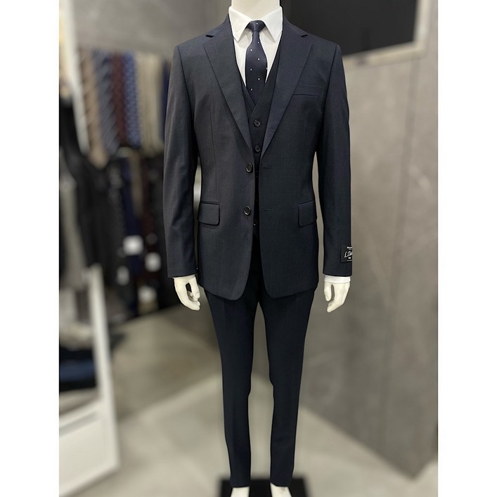 리버클래시 25S/S 다크네이비 울 스판 슬림핏 정장(LLM11506, LLM13506)_DG