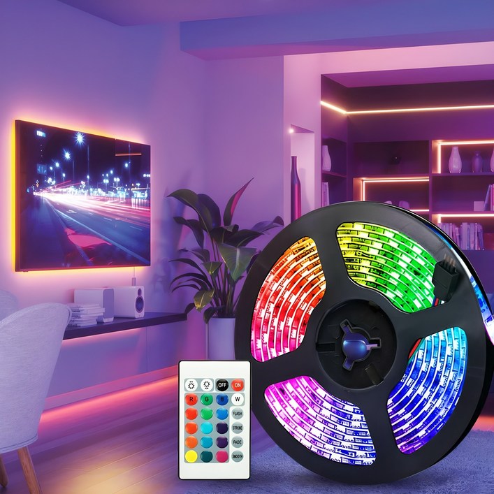 루아즈 LED 간접 줄조명 네온 스트립 무드등 5m 루아즈 LED 간접 줄조명 네온 스트립 무드등 5m