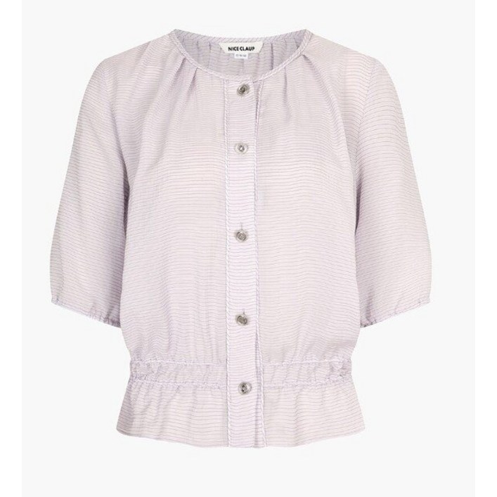 나이스클랍 스트라이프 블라우스A232MWB417LV