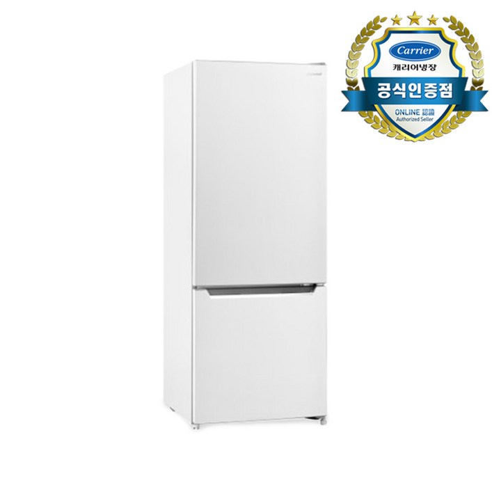 캐리어 205L 소형 미니 원룸 화이트 콤비 일반 냉장고 CRF-CD205WDC, CRF-CD205WDC