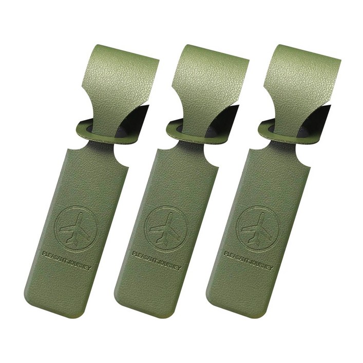 어반이즈 여행 가죽 캐리어 네임택