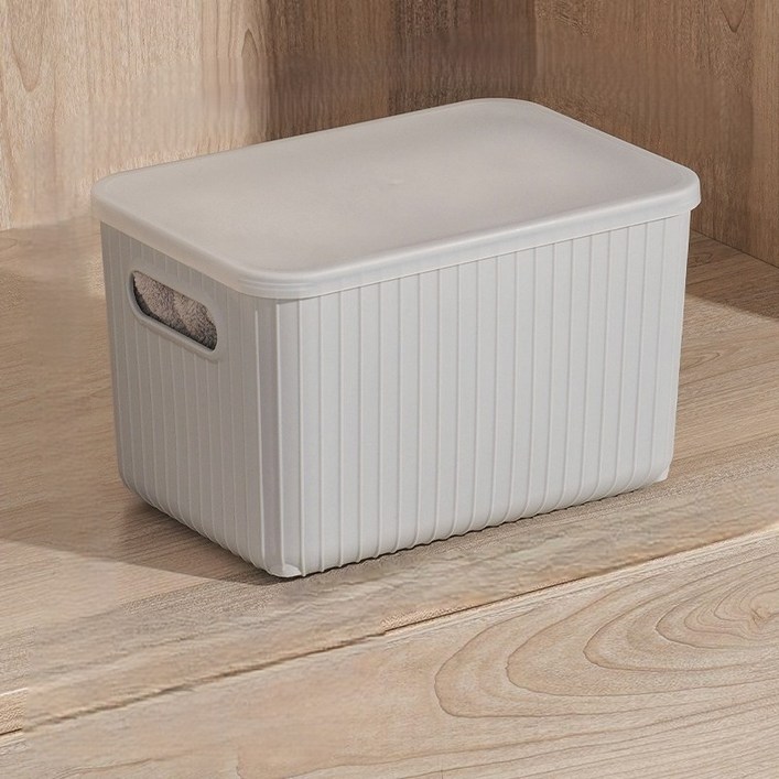 잇다 다용도 리빙박스 팬트리 정리함, 그레이, 12개