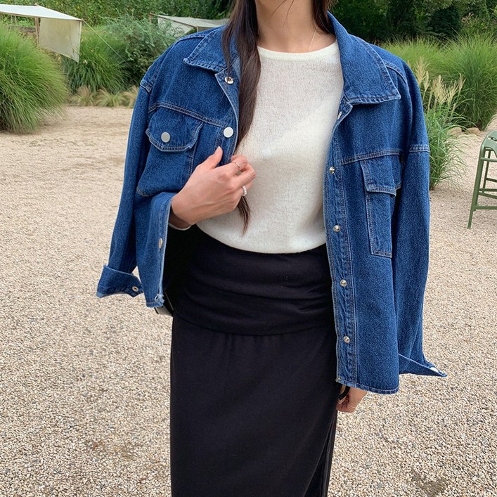 미아마스빈모드라인 데님 자켓