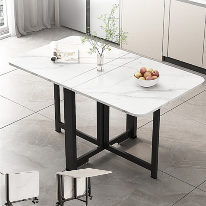 Zoomland 접이식테이블 다기능  접이식식탁 확장형식탁 식탁 원목식탁 4인용식탁 수납이 간편하고 접이식식탁