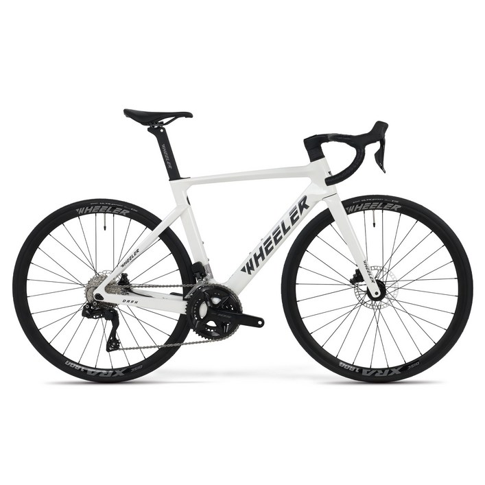 WHEELER 휠러 2025년 DASH 8000 풀에어로 울 Di2 카본 에어로 로드, 화이트, 1개 WHEELER 휠러 2025년 DASH 8000 풀에어로 울 Di2 카본 에어로 로드, 화이트, 1개