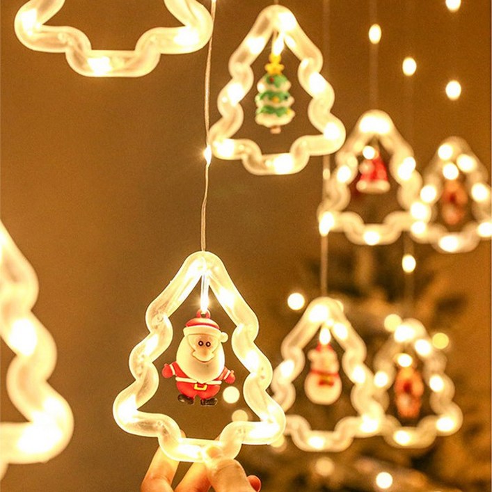 크리스마스 별트리 LED 조명 트리 장식 선물 전구 가랜드 벽트리 단체 무드등 유치원 어린이집 캠핑용품