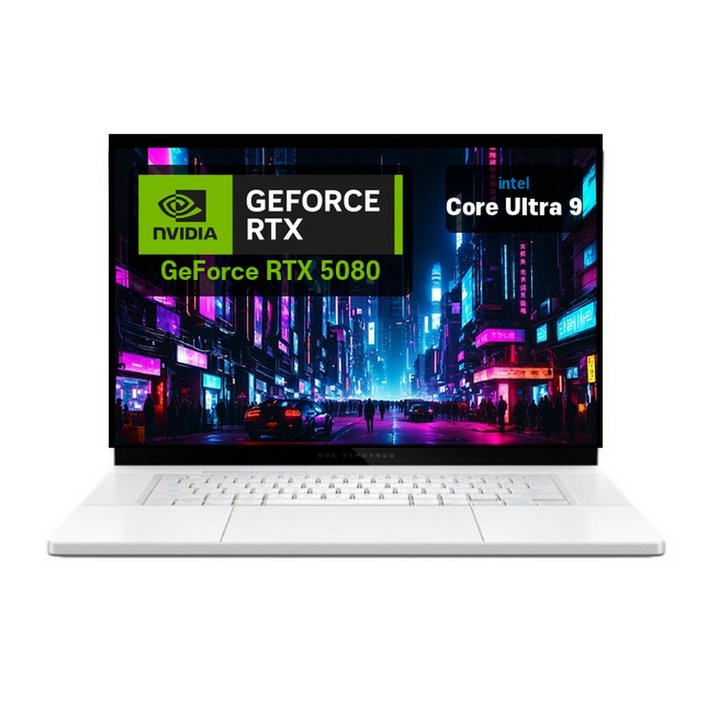 에이수스 2025 ROG 제피러스 G16 코어Ultra9 인텔 2세대 지포스 RTX 5080, Platinum White, 4TB, 64GB, WIN11 Pro, GU605CW-QR116W
