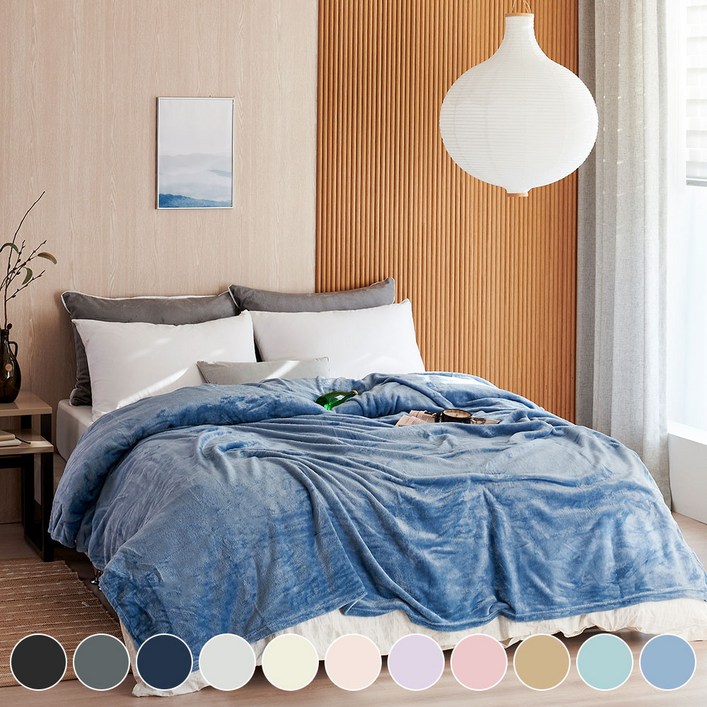 데시뉴 에센스 솔리드 극세사 담요 블랭킷 무릎담요 캠핑담요 학생담요