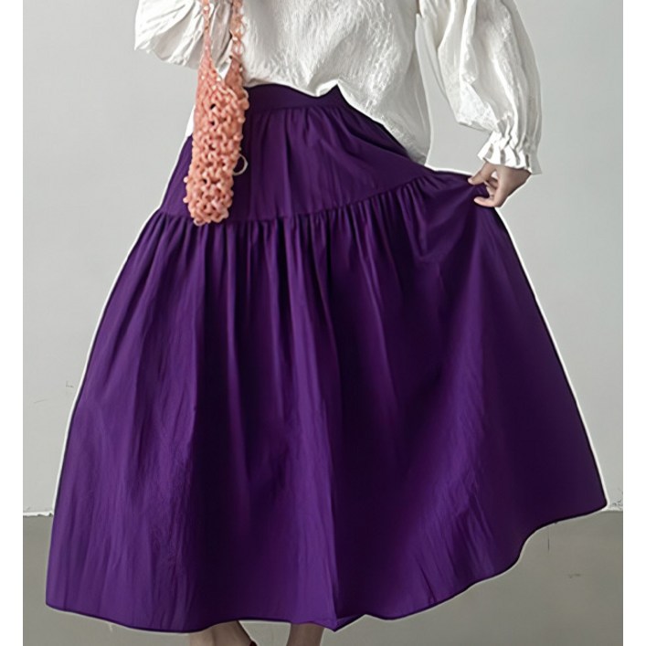 휴드 퍼플 베스트컬러 스커트