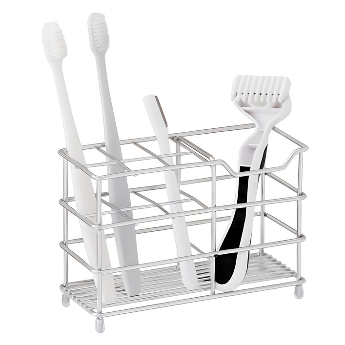 네이쳐리빙 스텐꽂이 칫솔 치약 거치대