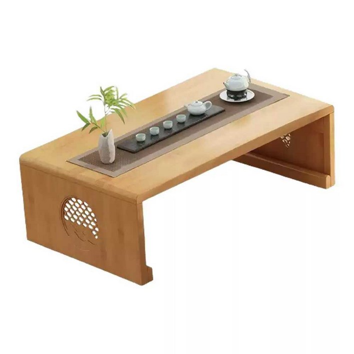 침실 놀마을 호두 다도상 풍 소형 50x40x25cm 오크 티테이블 창가다도협탁 좌식