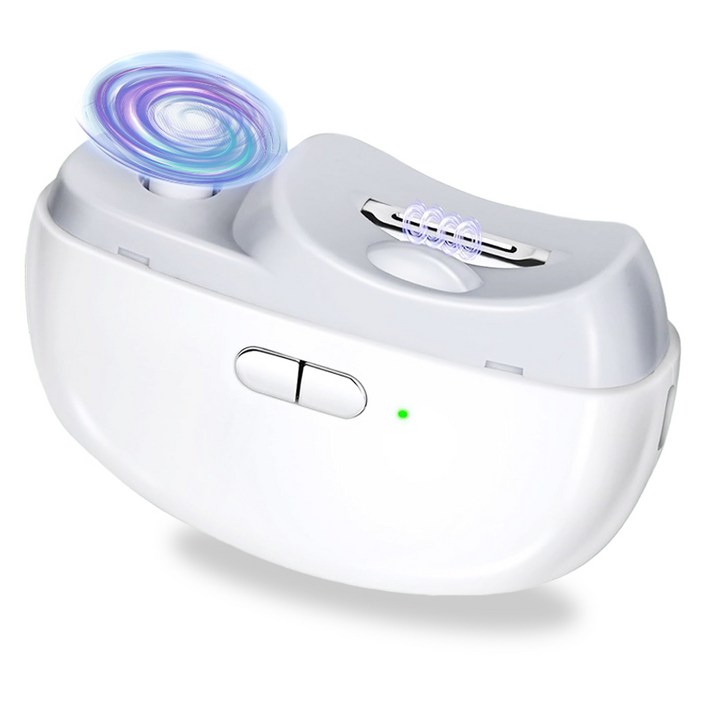 민루플 3in1 무선 저소음 휴대용 전동 손톱깎이 Typec 충전식 led 조명모드 400mAh