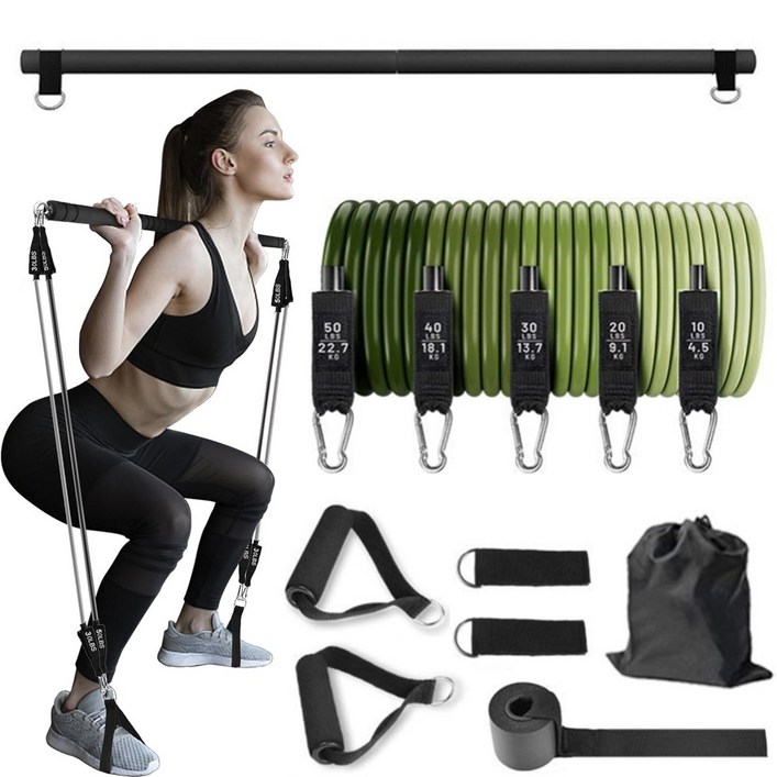 멀티 액티브 튜빙밴드 세트 150LB, 1박스, 튜빙밴드그립바