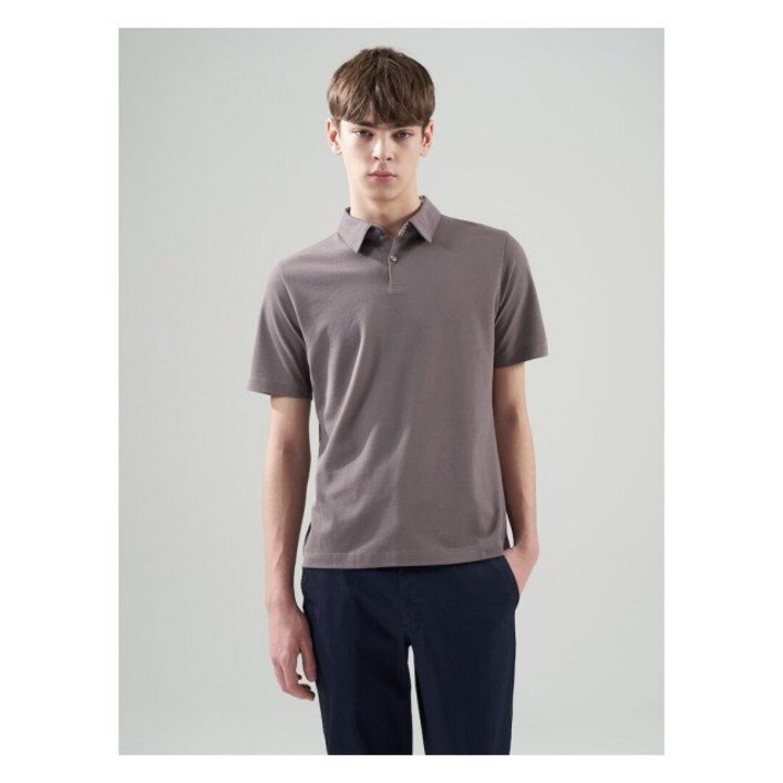 로가디스 SMART 4有 코튼 솔리드 릴렉스핏 반소매 칼라 넥 티셔츠 베이지 RY4342CL1A 1508791