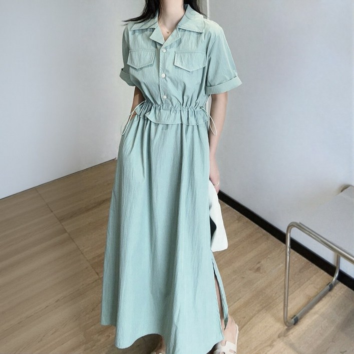 시즈널리 바스락 아노락 여름 롱원피스