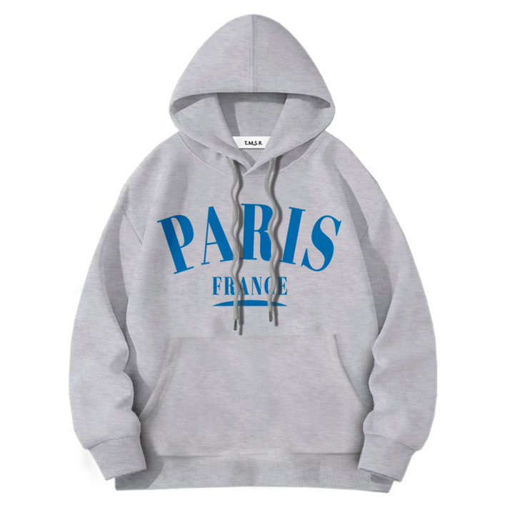 SICT 오버핏 프랑스파리 PARIS 특양면 후드티