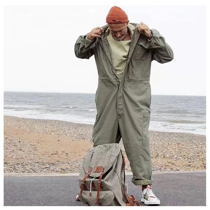 점프슈트 남성여성 오버핏 루즈핏 항공슈트 플라이트 패러글라이딩 정비복 작업복 멜빵바지 카라점프슈트 스트릿패션 오버롤팬츠 멀티포켓 정직한사람들 주문제작상품