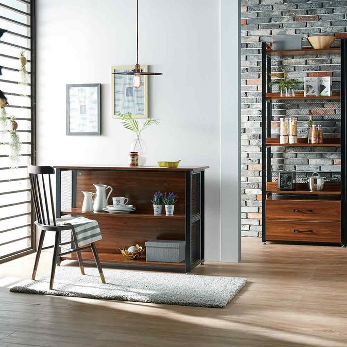 홈바 아일랜드식탁 주방 조리대 렌지대 900 1200 1500, 라이트월넛