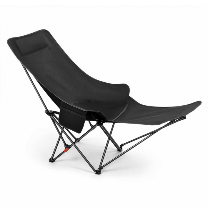 캠핑 의자 접이식  아웃도어 낮잠 침대 폴딩체어 발받침대 경량 낚시 체어 휴대용 사무실 야외 차박용