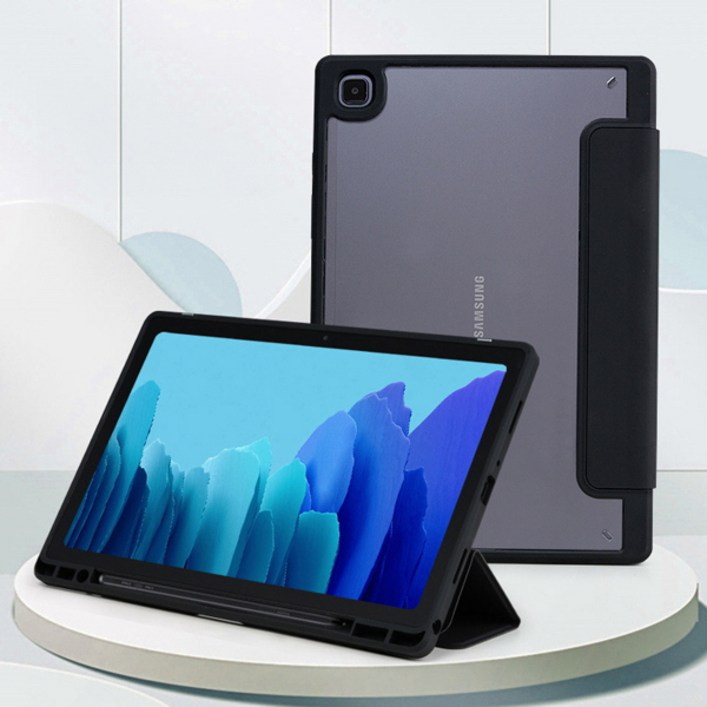 갤럭시탭A7 10.4 투명 북커버 케이스 마그네틱 분리형 스마트 폴리오 T500 T505