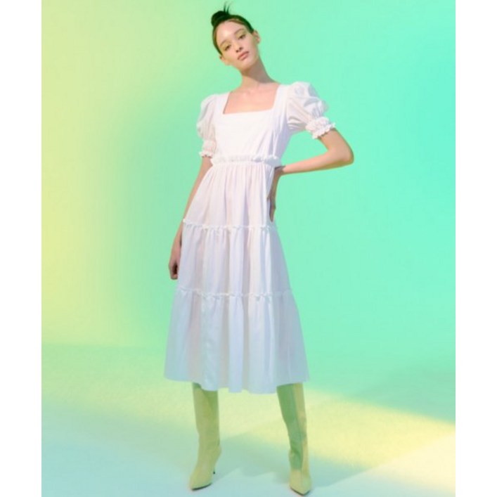 DAZE DAYZ BIANCA PUFF DRESS 215506