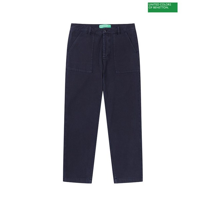 베네통 Flap pocket cotton pants 3S 4DUKUF01L