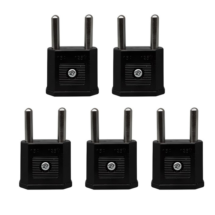 220V 돼지코 5개입 반대어댑터 KS인증