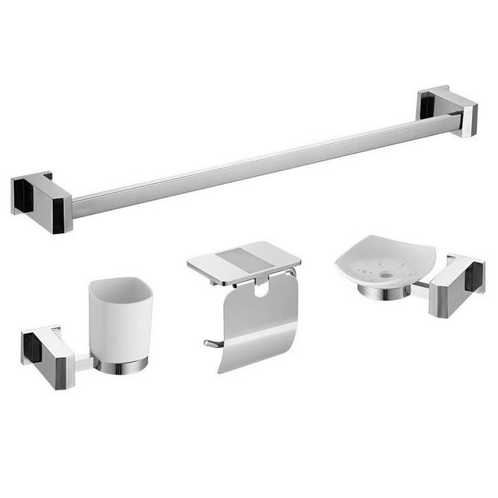 모던 심플 욕실 실속형 악세사리 4종 세트