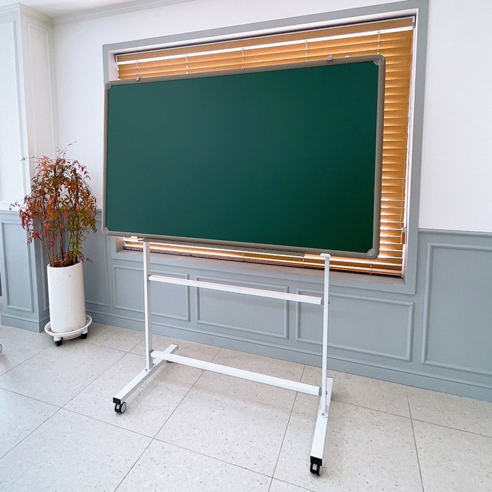 청자석 분필칠판알루미늄스탠드 이동식칠판 하고로모와 만나면 더 부드러운  대형, 1개