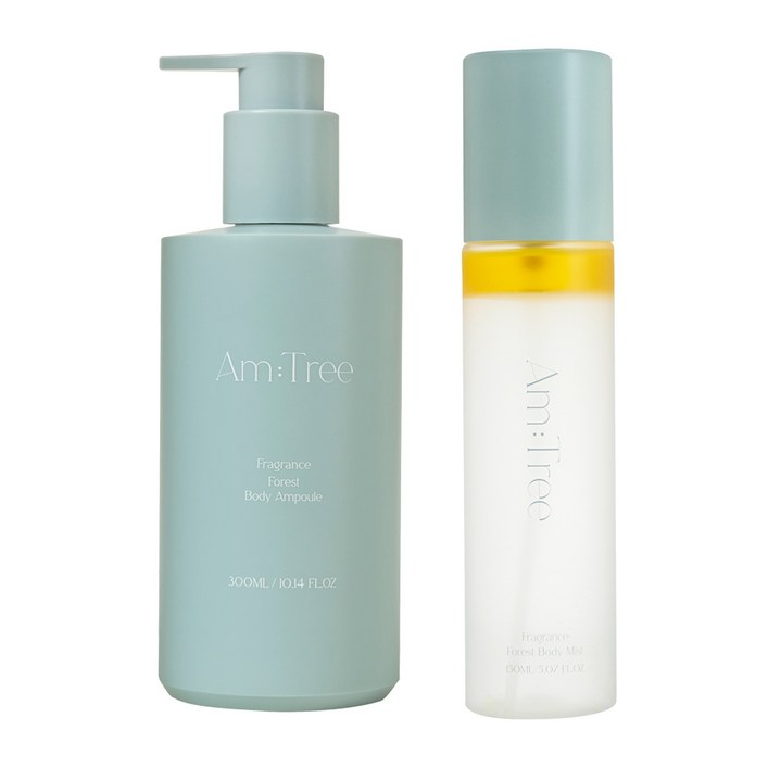 에이엠트리 프레그런스 숲 바디앰플 바디로션 300ml바디미스트 150ml 향기세트바디세트
