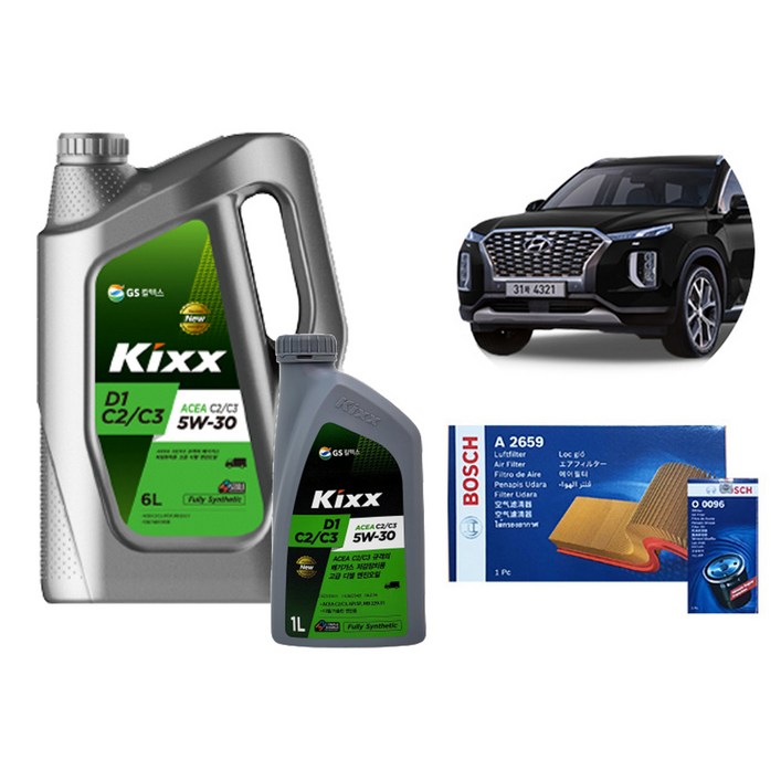 팰리세이드 디젤 킥스 합성엔진오일 세트