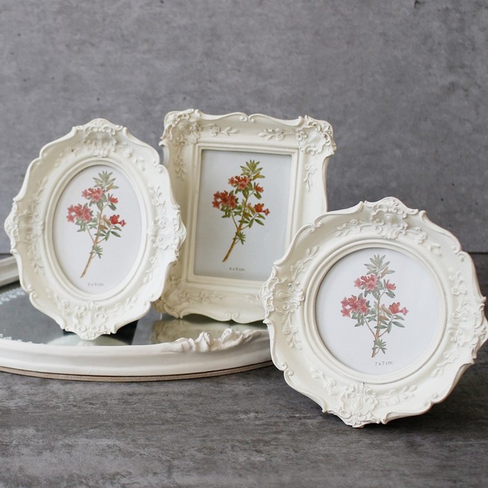 루벤 미니 엔틱액자 벽걸이 겸용 빈티지 인테리어