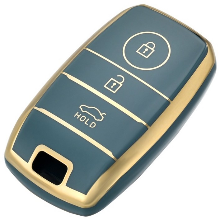 OFFCURVE TPU 기아 자동차 엣지라인 3버튼 모닝,레이 풀커버 스마트키 적용 키케이스 키홀터 열쇠고리번호판 다양한 컬러