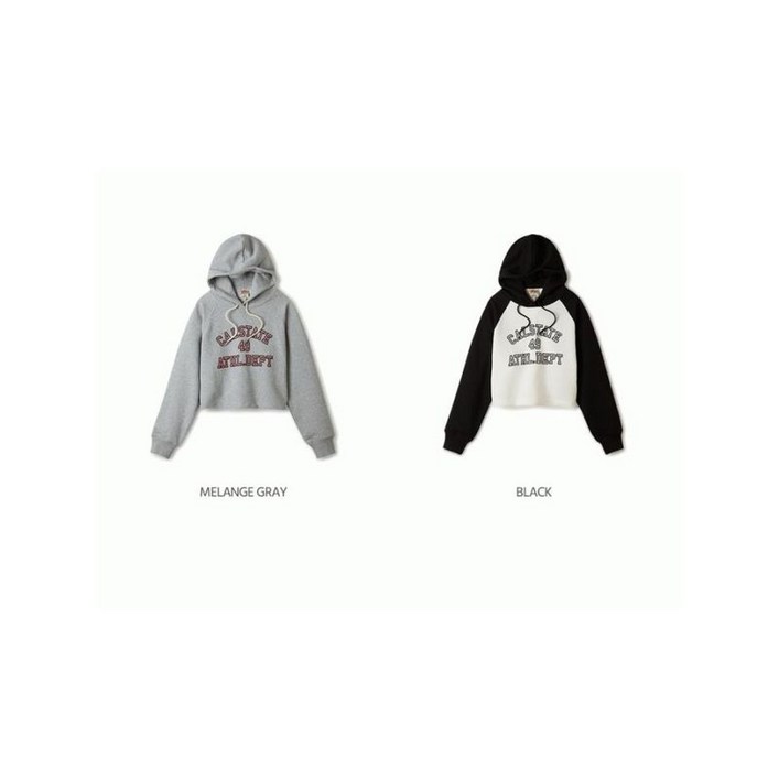 후아유  여성 라글란 크롭 후드티   Raglan Crop Hoodie WHMHE4921F