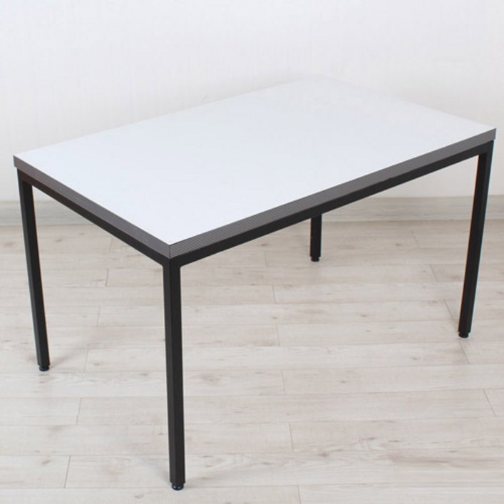 식당테이블 700x1000 4인 업소용 식탁 사각 카페 탁자 거실테이블 주문제작 스틸프레임 30각검정다리 lpm상판 높이변경가능 다리색상변경가능화이트 실버 골드 진골드 진그레이
