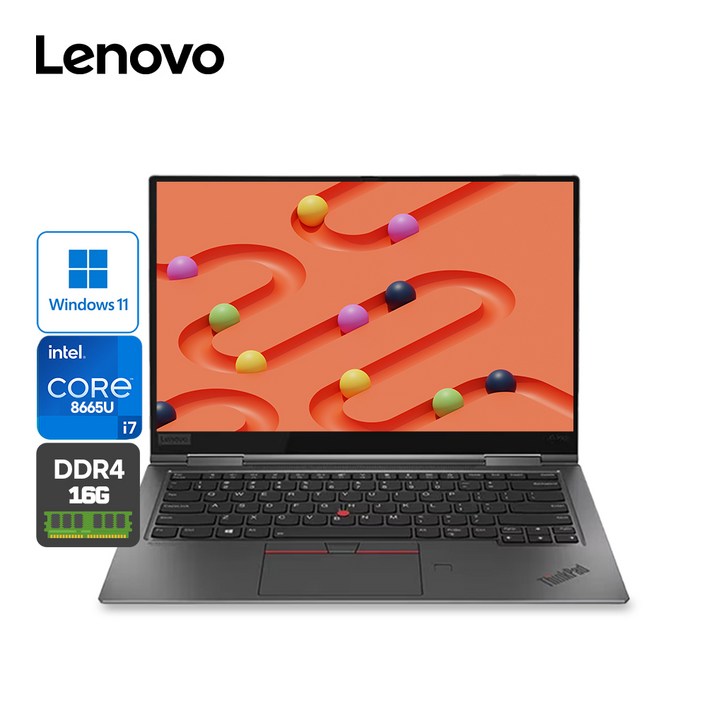 터치스크린 지원 레노버 X1 요가 인텔 8세대 코어i7 14형 다용도 노트북