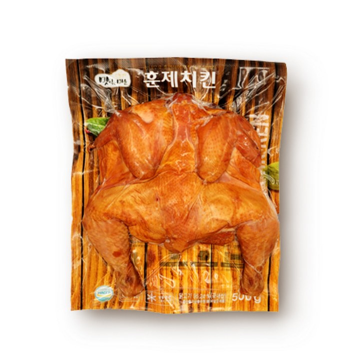 킹닭 국내산 훈제치킨 500g x 3팩, 500g, 3개