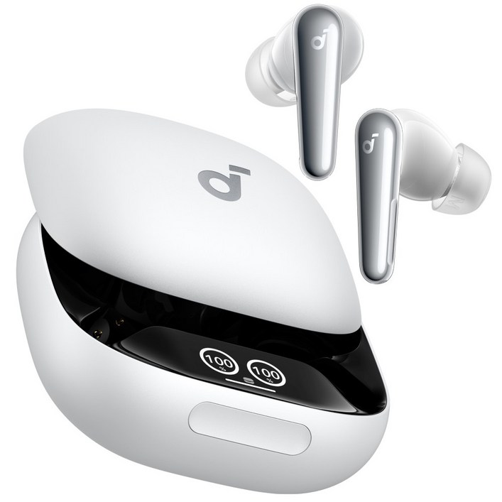 앤커 사운드코어 리버티4 프로 노이즈캔슬링 블루투스 이어폰 A3954, 화이트