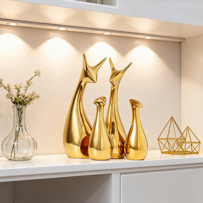 Sunwer 거실 세라믹 장식품 북유럽풍 인테리어 소품 세트 집들이선물 개업선물