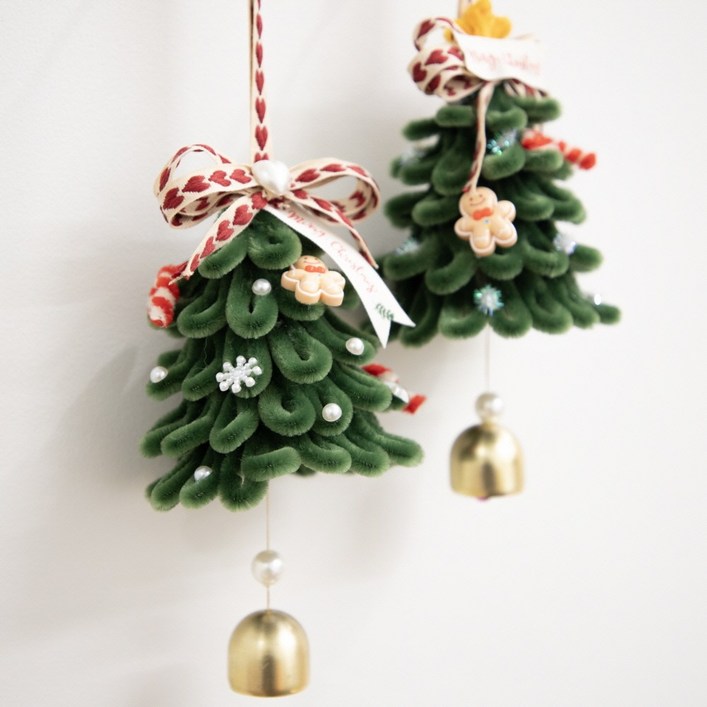 모루 미니 트리 만들기 DIY 키트 털 철사 공예 재료 솜씨키트