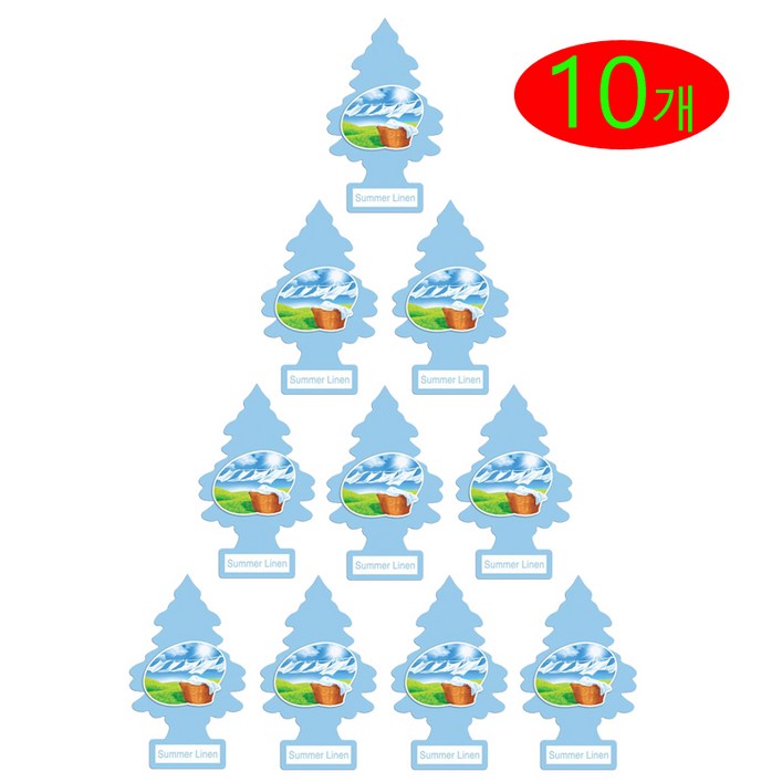 리틀트리 방향제 섬머린넨 차량용 종이방향제