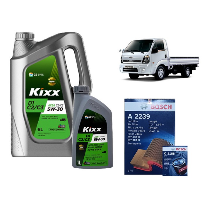 봉고3 디젤 킥스 합성엔진오일 세트