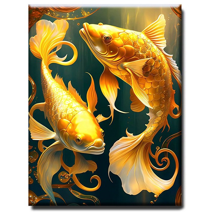 히여 액자 보석십자수 캔버스형 DIY 키트 40 x 50 cm